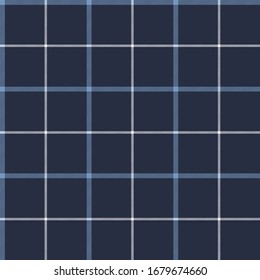 Dark blue, White and Blue modern tartan plaid Scottish seamless pattern.Texture from plaid, tablecloths, clothes, shirts, dresses, jacket, skirt, paper, blankets and other textile products.