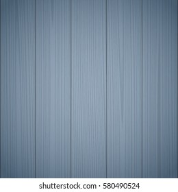 Dark blue wood texture background. Wooden surface, grained table, floor. Graphic design element for scrapbooking, presentation, web page background. Realistic vector illustration.