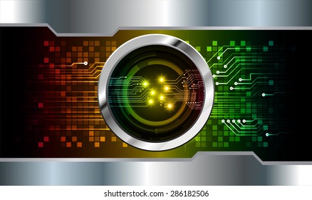 dark blue yellow green silver color Light Abstract Technology background for computer graphic website internet and business. circuit. vector illustration. info graphics. wave. beam. ray. Spark