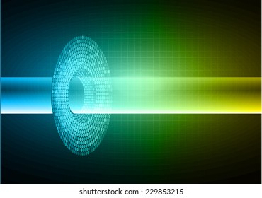 Dark blue yellow Light Abstract Technology background for computer graphic website internet and technology. 