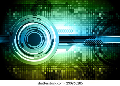 Dark blue yellow Light Abstract Technology background for computer graphic website internet. circuit. 