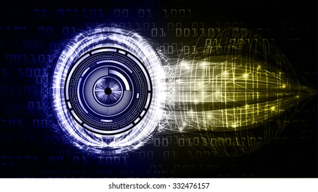dark blue yellow Light Abstract Technology background for computer graphic website internet business. circuit. illustration. digital. infographics. binary code background.