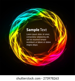 Dark blue yellow pink Light Abstract Technology background for computer graphic website internet business. Brochure. card. banner flyer magazine. Design label. text box. infographics.