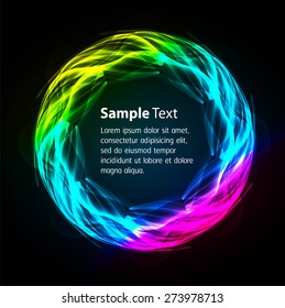 Dark blue yellow pink Light Abstract Technology background for computer graphic website internet business. Brochure. card. banner flyer magazine. Design label. text box. infographics.