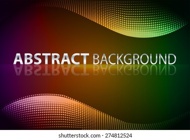 Dark blue yellow pink Light Abstract Technology background for computer graphic website internet business. Brochure. card. banner flyer magazine. Design label. text box. infographics. dot . pixel 