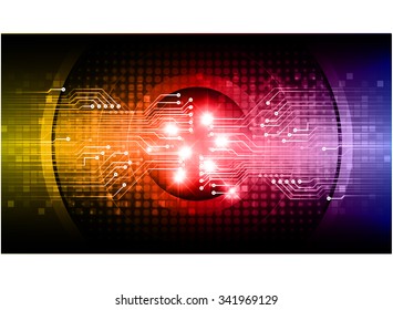 dark blue yellow red Light Abstract Technology background for computer graphic website internet and business. circuit. illustration. digital. infographics. binary code background. www.vector.Spark