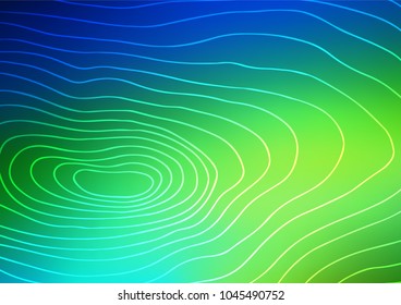 Dark Blue, Yellow vector abstract doodle texture. Geometric doodle illustration in Origami style with gradient. Brand-new design for your business.