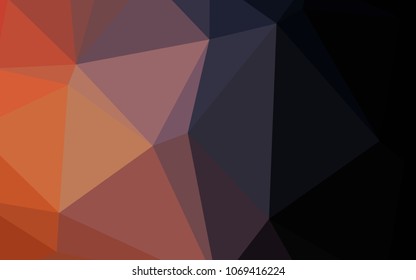 Dark Blue, Yellow vector abstract mosaic background. Glitter abstract illustration with an elegant design. A completely new template for your business design.