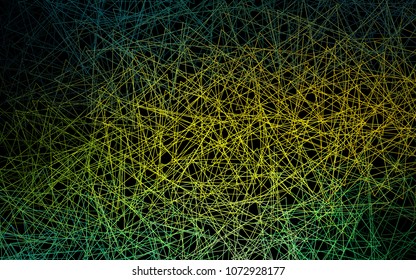 Dark Blue, Yellow vector abstract colorful background, which consist of triangles. Pattern with colored triangles on white background.