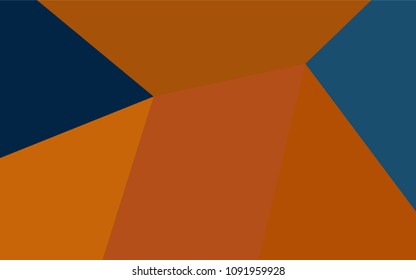 Dark Blue, Yellow vector abstract mosaic pattern. Creative illustration in halftone style with gradient. The completely new template can be used for your brand book.