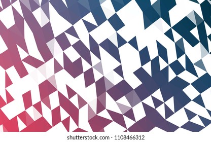 Dark Blue, Yellow vector abstract polygonal pattern. Modern geometrical abstract illustration with gradient. A completely new template for your business design.