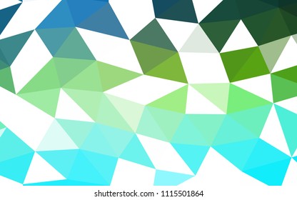 Dark Blue, Yellow vector abstract mosaic abstract mosaic. Colorful abstract illustration with gradient. A completely new design for your business.