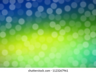 Dark Blue, Yellow vector abstract blurred template. Creative illustration in halftone style with gradient. The blurred design can be used for your web site.