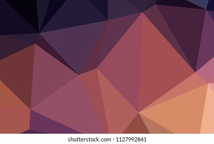 Dark Blue, Yellow vector abstract mosaic background. Shining colored illustration in a new style. A new texture for your design.