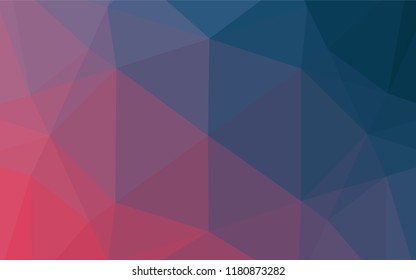 Dark Blue, Yellow vector abstract mosaic backdrop. Modern geometrical abstract illustration with gradient. A completely new template for your business design.