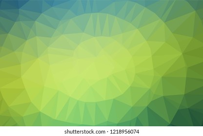 Dark Blue, Yellow vector abstract mosaic pattern. A completely new color illustration in a vague style. The elegant pattern can be used as part of a brand book.