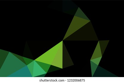 Dark Blue, Yellow vector abstract polygonal texture. Colorful abstract illustration with gradient. The completely new template can be used for your brand book.
