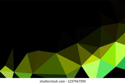 Dark Blue, Yellow vector abstract mosaic backdrop. A completely new color illustration in a vague style. The polygonal design can be used for your web site.