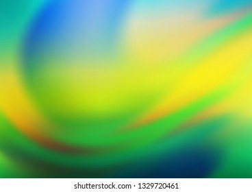 Dark Blue, Yellow vector abstract template. Colorful abstract illustration with gradient. A new texture for your design.