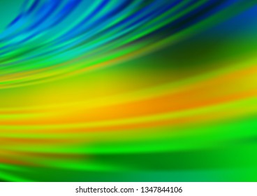 Dark Blue, Yellow vector abstract bright background. A vague abstract illustration with gradient. The template for backgrounds of cell phones.