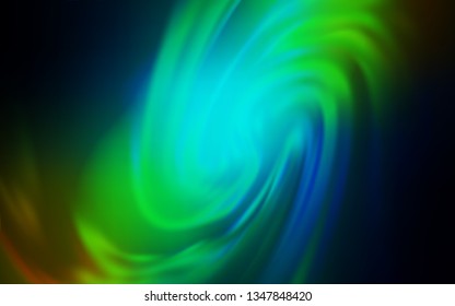 Dark Blue, Yellow vector abstract layout. New colored illustration in blur style with gradient. Smart design for your work.
