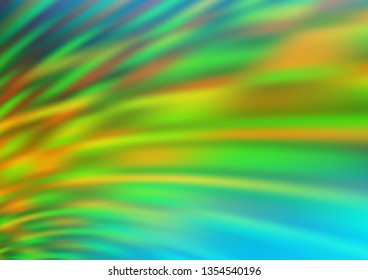 Dark Blue, Yellow vector abstract blurred template. Glitter abstract illustration with an elegant design. The template can be used for your brand book.