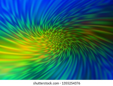 Dark Blue, Yellow vector abstract blurred background. Colorful illustration in blurry style with gradient. A new texture for your design.