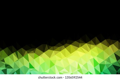 Dark Blue, Yellow vector abstract mosaic background. Colorful abstract illustration with gradient. Completely new design for your business.