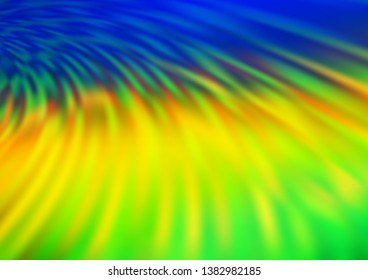 Dark Blue, Yellow vector abstract blurred background. A completely new color illustration in a bokeh style. The template for backgrounds of cell phones.