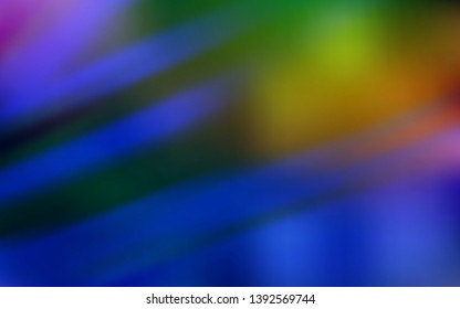 Dark Blue, Yellow vector abstract bright template. A completely new colored illustration in blur style. Completely new design for your business.