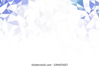 Dark Blue, Yellow vector abstract polygonal template. A sample with polygonal shapes. A completely new design for your leaflet.