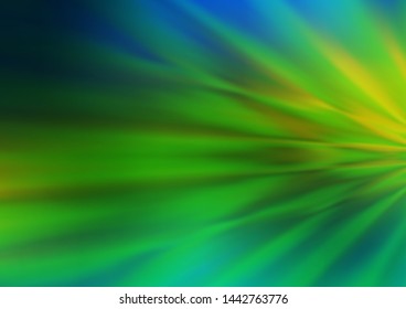 Dark Blue, Yellow vector abstract bright background. A vague abstract illustration with gradient. The template for backgrounds of cell phones.