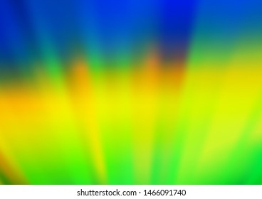 Dark Blue, Yellow vector abstract blurred pattern. Colorful illustration in blurry style with gradient. The background for your creative designs.