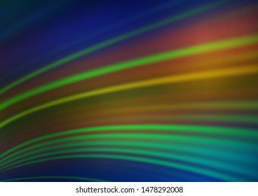 Dark Blue, Yellow vector abstract blurred background. An elegant bright illustration with gradient. The background for your creative designs.