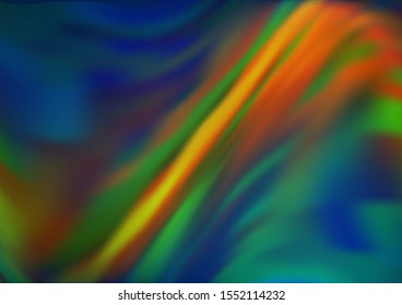 Dark Blue, Yellow vector abstract template. Shining colorful illustration in a Brand new style. Brand new design for your business.