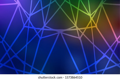 Dark Blue, Yellow vector abstract doodle template. A vague abstract illustration with doodles drawn by child in Indian style. A completely new design for your business.