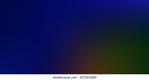 Dark Blue, Yellow vector abstract blurred background. New colorful illustration in blur style with gradient. Elegant background for websites.