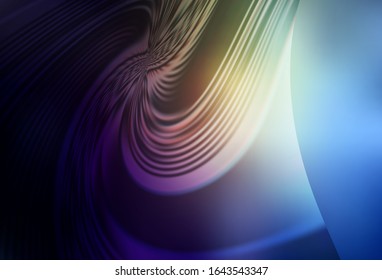 Color azul oscuro, vector amarillo, patrón abstracto brillante. Nueva ilustración de color en estilo borroso con degradado. Nuevo diseño de estilo para su libro de marca.