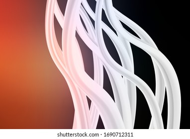Dunkelblau, Gelbe Vektorillustration abstraktes helles Muster. Farbige Illustration im abstrakten Stil mit Farbverlauf. Hintergrund für ein Handy.