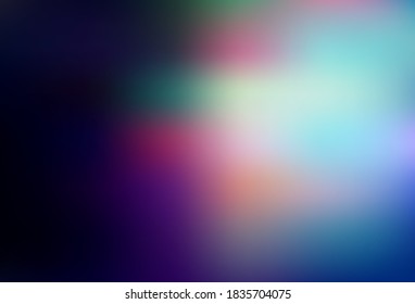 Azul oscuro, patrón de brillo abstracto del vector amarillo. Nueva ilustración coloreada en estilo borroso con gradiente. Fondo para los diseños.