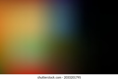 Dark blue, yellow vector abstract blur texture. Modern elegant blur illustration with gradient. Wallpaper for your web apps.