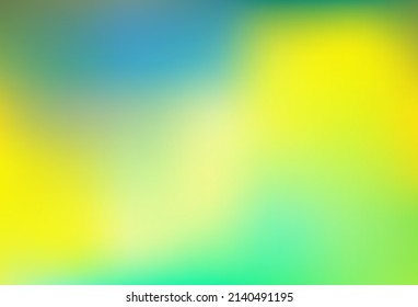 Azul oscuro, patrón de bokeh abstracto del vector amarillo. Ilustración colorida de estilo borroso con gradiente. Plantilla para cualquier libro de marca.