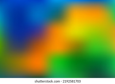 Dark Blue, Yellow vector abstract blurred background. Glitter abstract illustration with an elegant design. Template for cell phones.