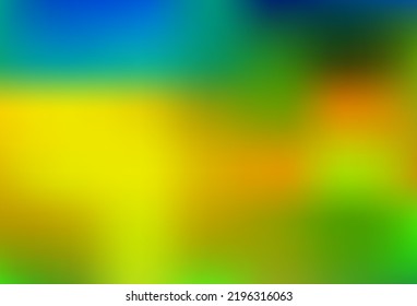 Dark Blue, Yellow vector abstract blurred pattern. Colorful illustration in abstract style with gradient. Template for cell phones.