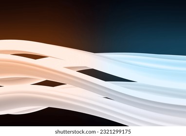 Azul oscuro, fondo borroso abstracto vectorial amarillo. Una ilustración de color completamente nueva en un estilo borroso. Diseño borroso para su sitio web.