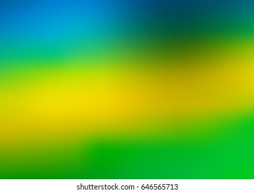 Dark Blue, Yellow vector abstract blurred background. Blurry abstract design. The textured pattern can be used for background. 
