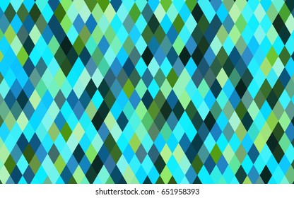 Dark Blue, Yellow vector abstract mosaic pattern. Geometric illustration in Origami style with gradient.  The elegant pattern can be used as part of a brand book.