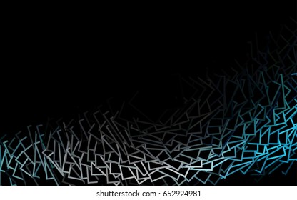 Dark Blue, Yellow vector abstract textured polygonal background. Blurry rectangular design. The pattern with repeating rectangles can be used for background.