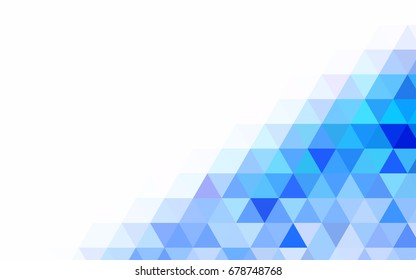 Dark Blue, Yellow vector abstract polygonal pattern. Shining colored illustration in a brand-new style. The polygonal design can be used for your web site.