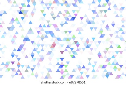 Dark Blue, Yellow vector abstract mosaic pattern. A sample with polygonal shapes. Brand-new design for your business.